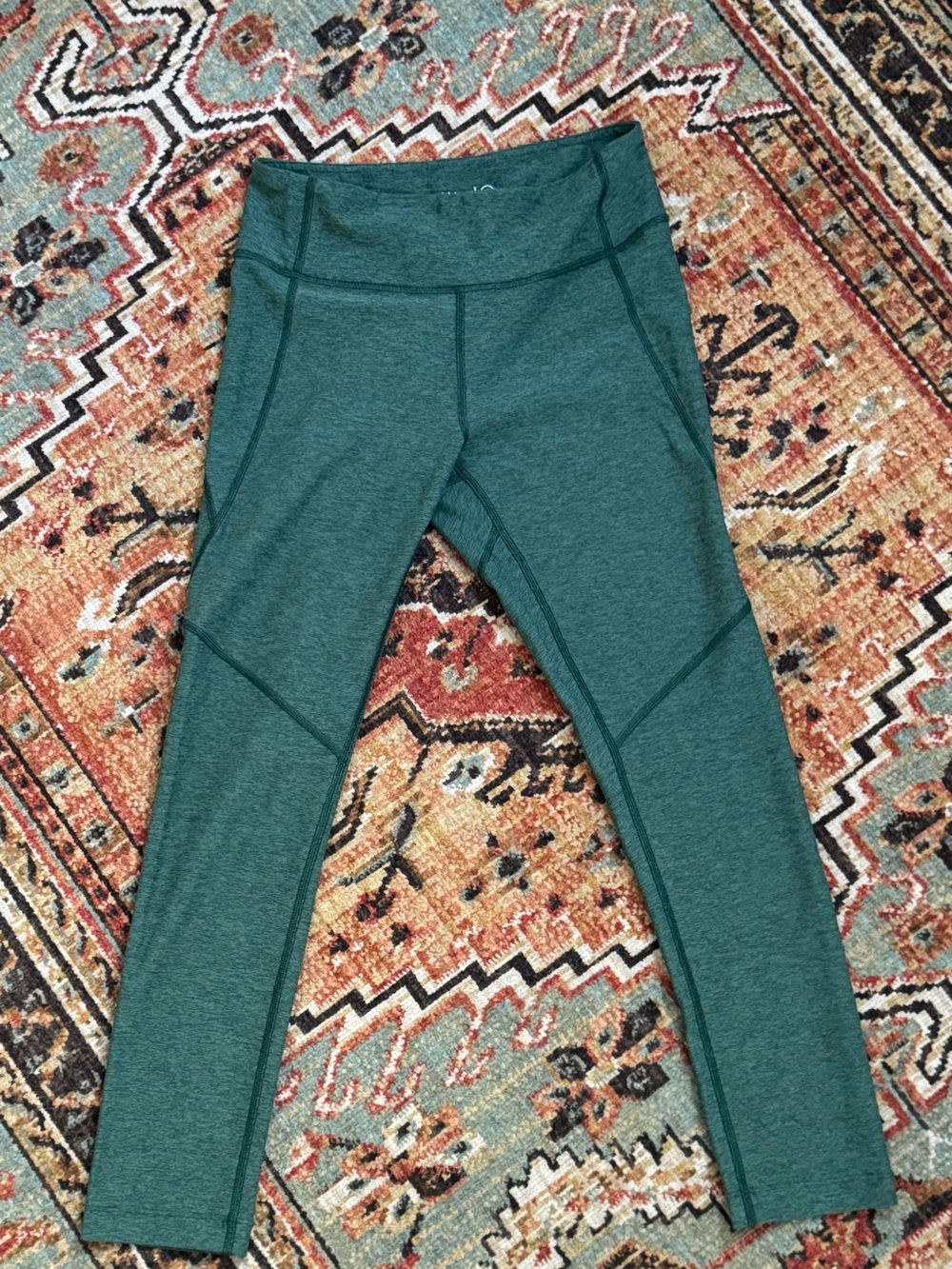 Outdoor Voices Kids Leggings in Teal